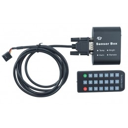 Scatola box sensori multifunzione HD-S108 temperatura,umidità e luminosità + telecomando.