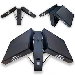 INSEGNA LEDWALL BIFACCIALE PASSO P3 MM 70CM X 70CM 208 x208 PIXEL PER LATODISPLAY A LED BANDIERA LEDWALL ABM GROUP SRLS